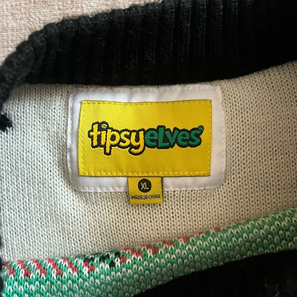 Tipsy Elves youth holiday ugly Christmas sweater - Picture 4 of 5